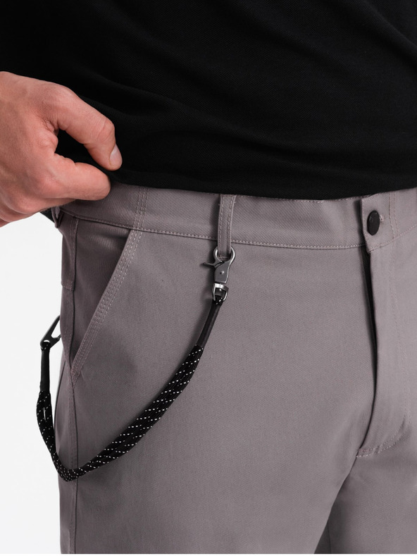 Ombre Clothing Pantaloni Cargo bărbați gri Îmbrăcăminte Ombre