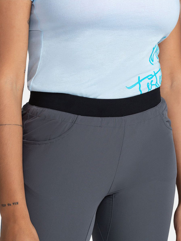 Kilpi Pantaloni sport gri pentru femei Kilpi MIMI