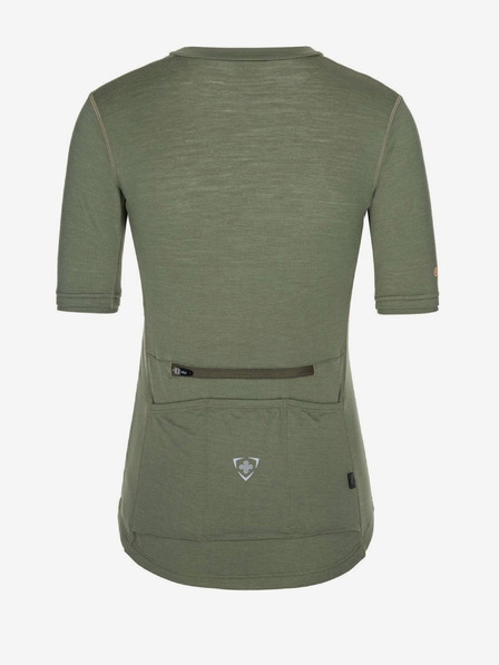 Kilpi Tricou de ciclism kaki pentru femei Kilpi MEARIL