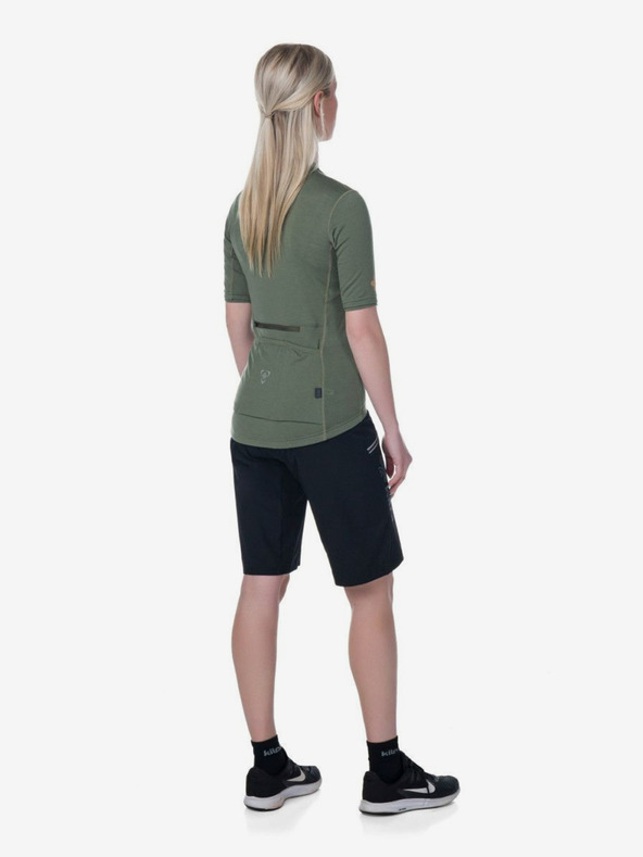 Kilpi Tricou de ciclism kaki pentru femei Kilpi MEARIL