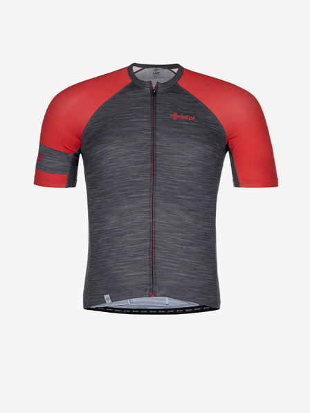 Kilpi Tricou de ciclism roșu și gri pentru bărbați Kilpi SELVA