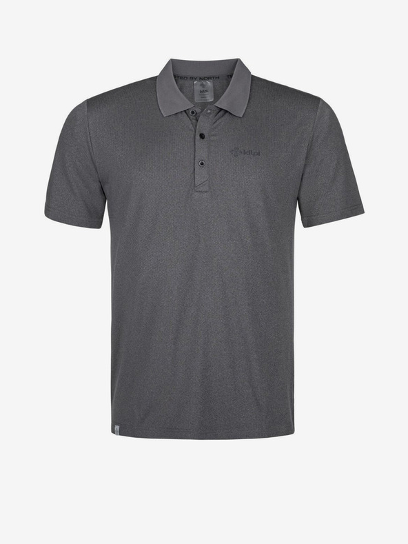Kilpi Tricou polo sport gri închis pentru bărbați Kilpi COLLAR