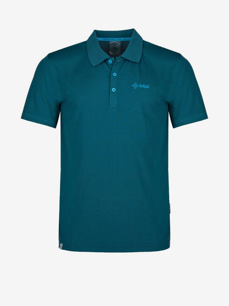 Kilpi Tricou polo sport pentru bărbați Petrol Kilpi COLLAR