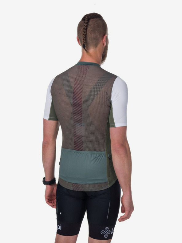 Kilpi Tricou de ciclism kaki pentru bărbați Kilpi ALVI