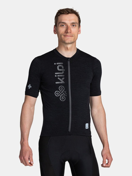 Kilpi Tricou de ciclism negru pentru bărbați Kilpi PETRANA