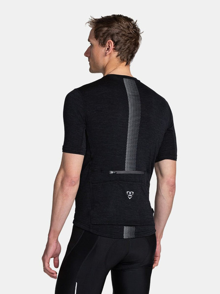 Kilpi Tricou de ciclism negru pentru bărbați Kilpi PETRANA