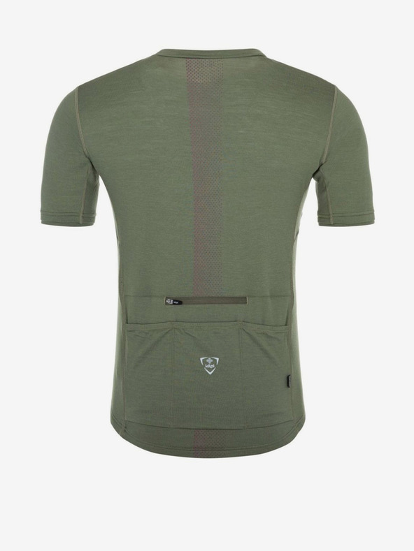 Kilpi Tricou de ciclism kaki pentru bărbați Kilpi PETRANA