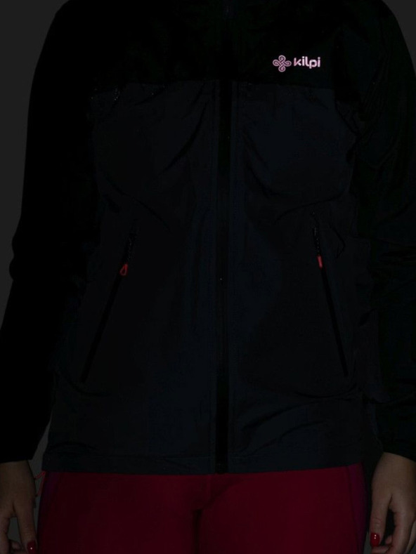 Kilpi Jachetă sport Kilpi HURRICANE neagră și gri pentru femei