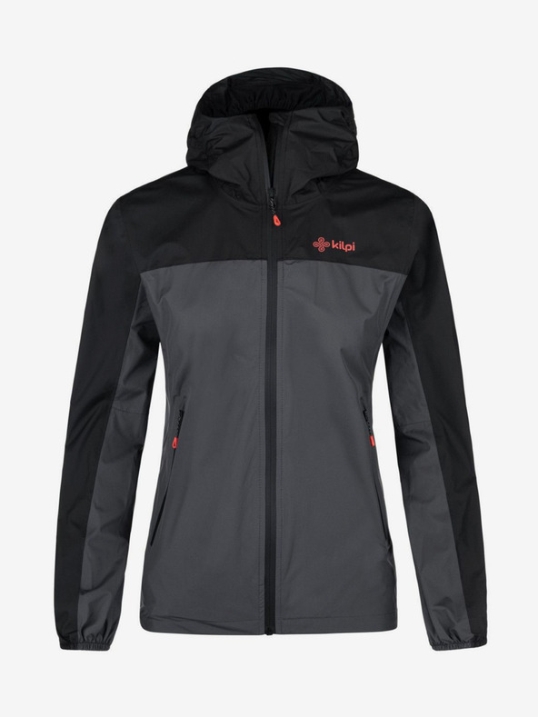 Kilpi Jachetă sport Kilpi HURRICANE neagră și gri pentru femei