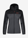 Kilpi Jachetă sport Kilpi HURRICANE neagră și gri pentru femei