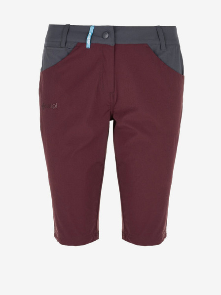 Kilpi Pantaloni scurți sport Kilpi Sylane-W burgundy pentru femei