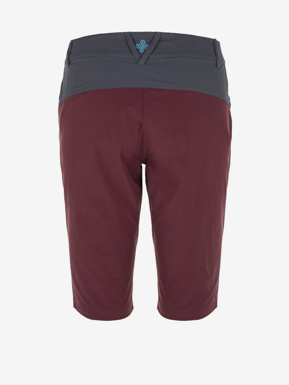 Kilpi Pantaloni scurți sport Kilpi Sylane-W burgundy pentru femei
