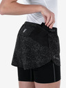 Kilpi Pantaloni scurți de alergare 2in1 cu model pentru femei, negri Kilpi BERGEN