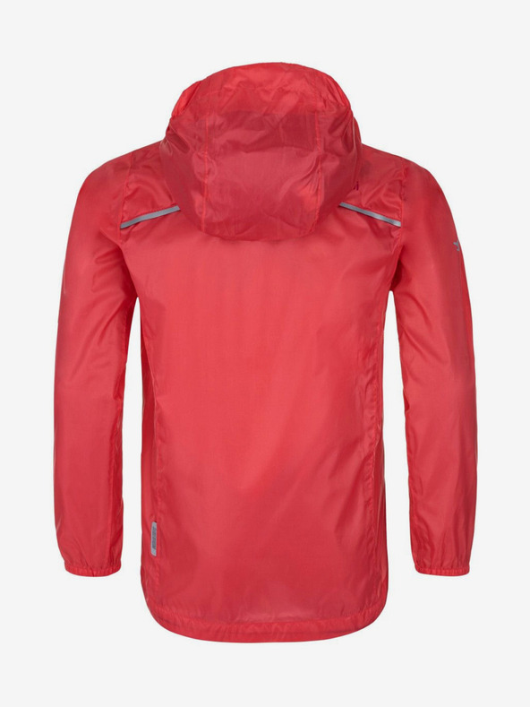 Kilpi Jachetă impermeabilă ușoară roșie pentru fete Kilpi DENERI