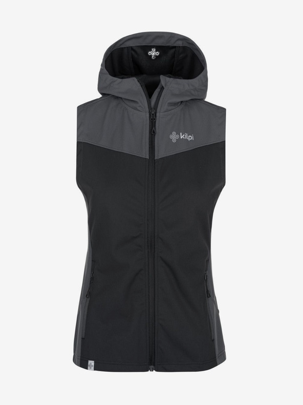 Kilpi Vestă softshell neagră pentru femei Kilpi CORTINA