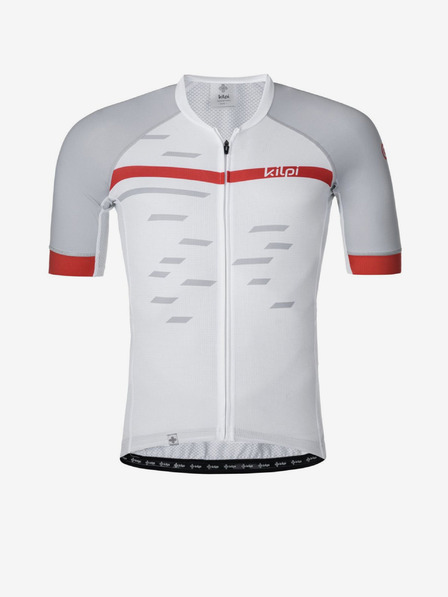 Kilpi Tricou de ciclism alb pentru bărbați Kilpi NERITO