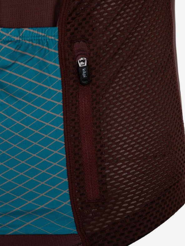 Kilpi Tricou de ciclism Kilpi NERITO burgundy pentru bărbați