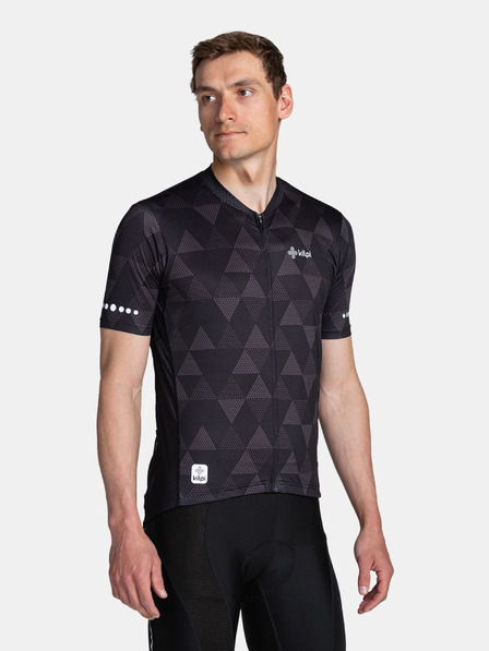Kilpi Tricou de ciclism negru cu model pentru bărbați Kilpi SALETTA-M