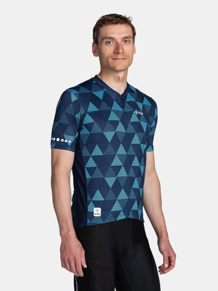 Kilpi Tricou de ciclism albastru închis cu model pentru bărbați Kilpi SALETTA-M