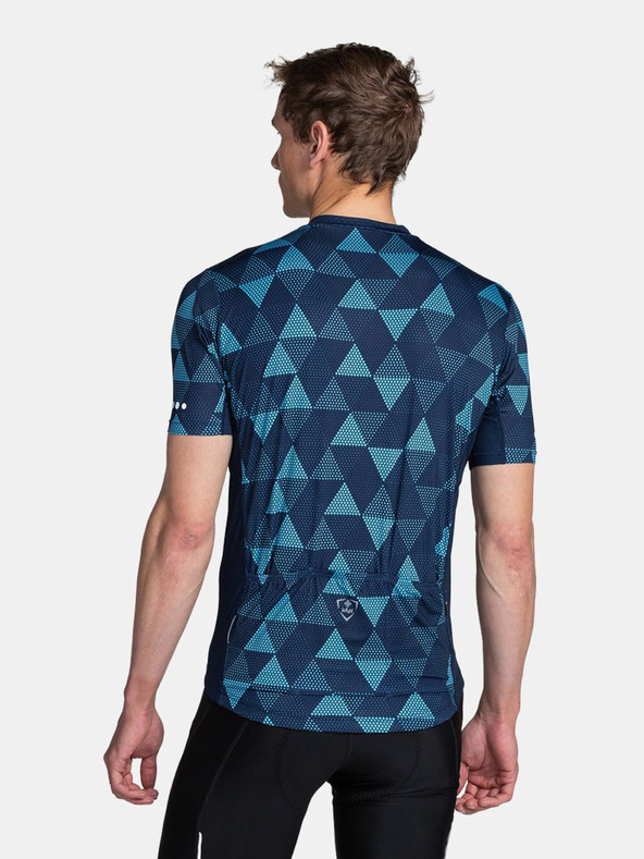 Kilpi Tricou de ciclism albastru închis cu model pentru bărbați Kilpi SALETTA-M