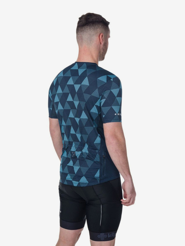 Kilpi Tricou de ciclism albastru închis cu model pentru bărbați Kilpi SALETTA-M