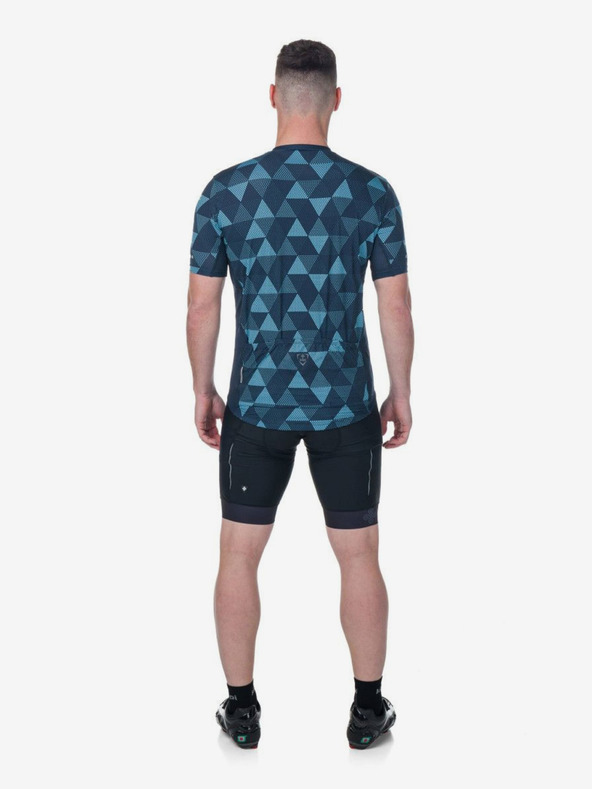 Kilpi Tricou de ciclism albastru închis cu model pentru bărbați Kilpi SALETTA-M