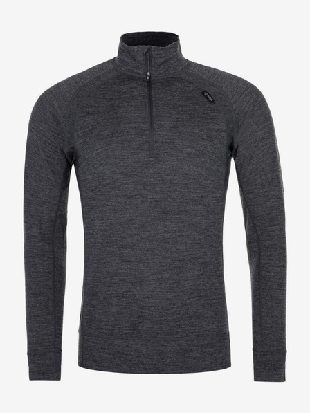 Kilpi Tricou sport gri închis pentru bărbați din lână Merino Kilpi JAGER