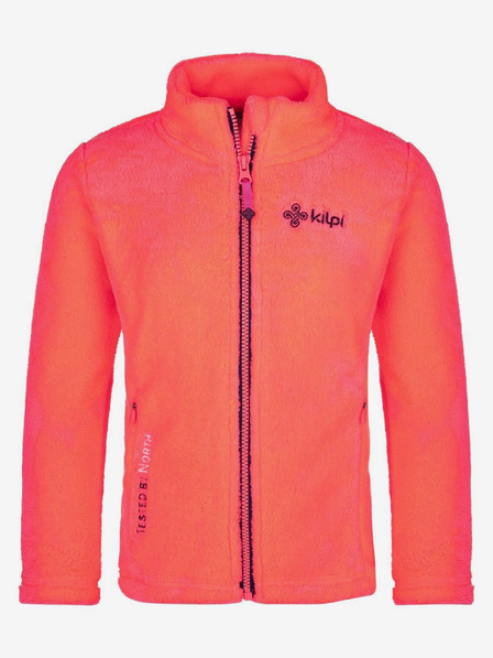 Kilpi Tricou fleece cu fermoar pentru fete, roz închis Kilpi ERIN