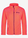 Kilpi Tricou fleece cu fermoar pentru fete, roz închis Kilpi ERIN