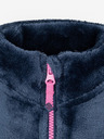 Kilpi Tricou fleece cu fermoar pentru fete, roz închis Kilpi ERIN