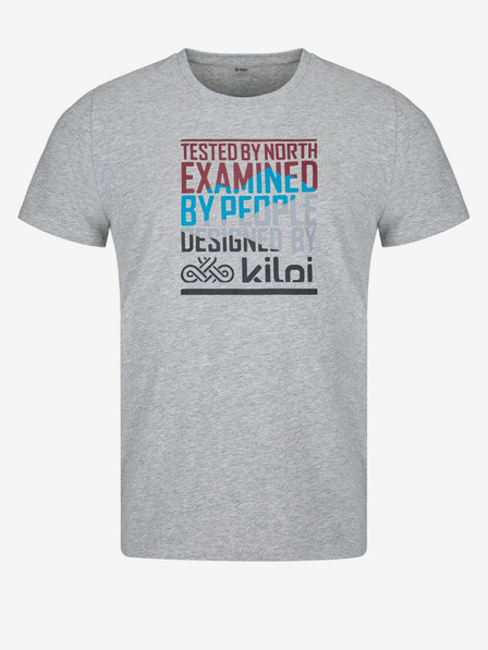 Kilpi Tricou bărbătesc imprimat gri Kilpi TYPON