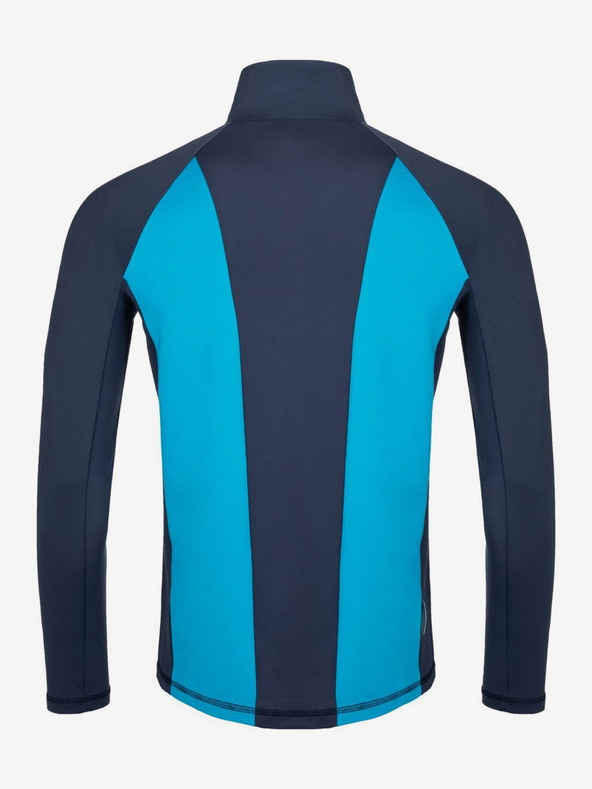 Kilpi Tricou termic albastru pentru bărbați cu guler vertical Kilpi WILLIE