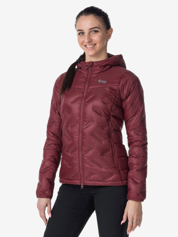 Kilpi Jachetă de iarnă pentru femei de culoare burgundy Kilpi ALBERTA