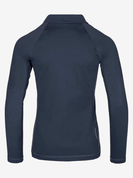 Kilpi Tricou termic albastru închis pentru copii Kilpi WILLIE cu guler stand-up