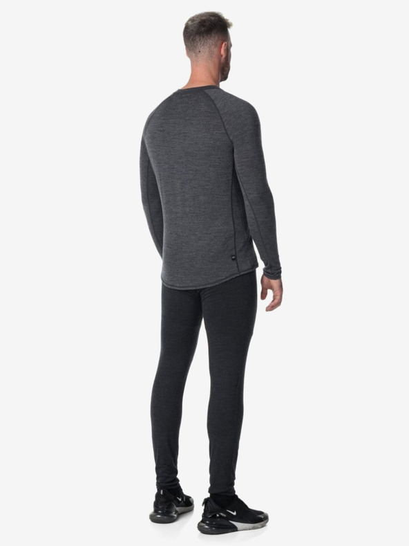 Kilpi Tricou termic albastru închis pentru bărbați din lână Merino Kilpi MAVORA TOP