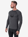 Kilpi Tricou termic gri închis pentru bărbați din lână Merino Kilpi MAVORA TOP