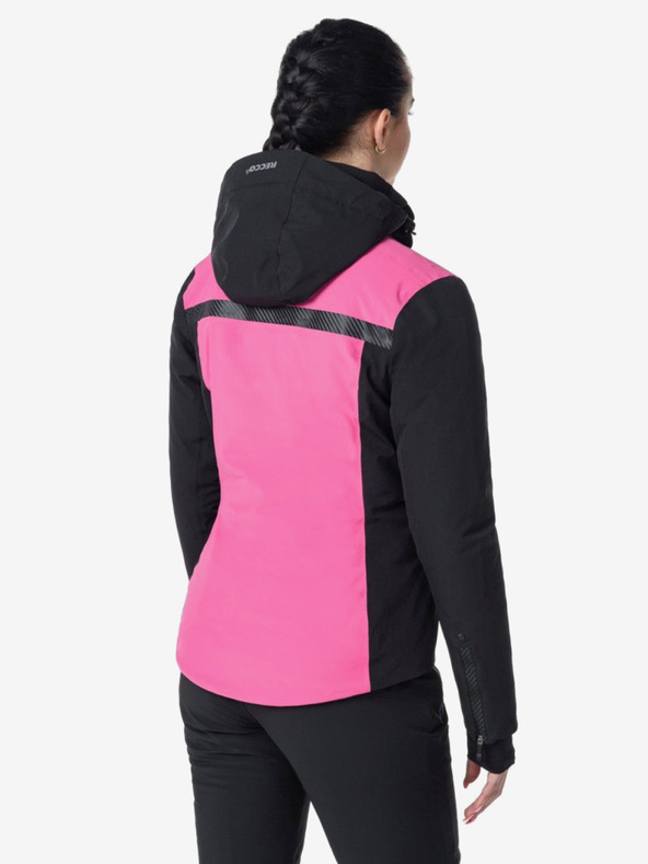 Kilpi Jachetă de schi de iarnă pentru femei, neagră și roz Kilpi HATTORI