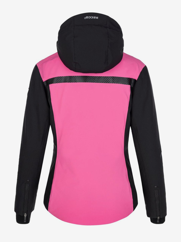 Kilpi Jachetă de schi de iarnă pentru femei, neagră și roz Kilpi HATTORI