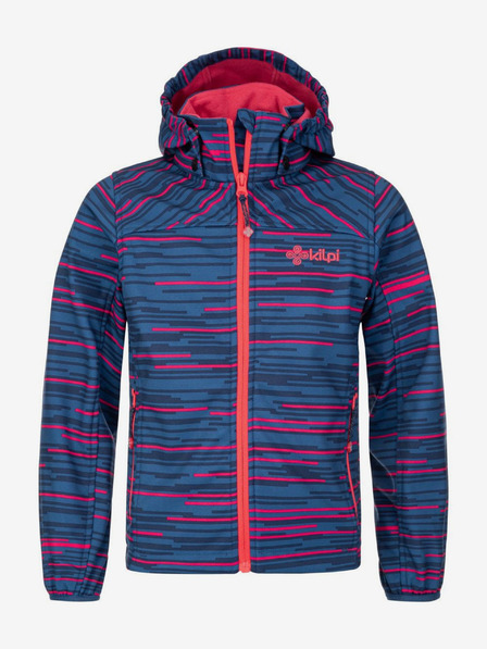 Kilpi Jachetă softshell pentru fete cu model albastru Kilpi RAVIA