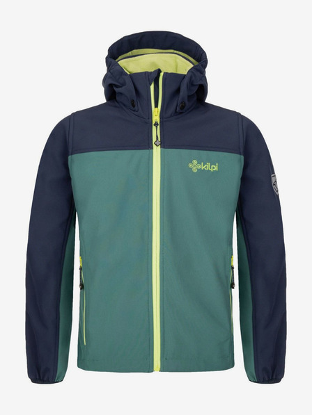 Kilpi Jachetă softshell dungată pentru băieți, Petrol Kilpi RAVIO