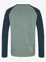 Kilpi Tricou cu mânecă lungă din bumbac albastru și verde pentru băieți Kilpi SONIER