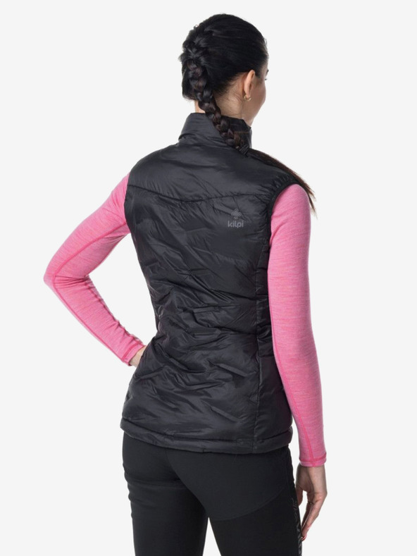 Kilpi Vestă matlasată neagră pentru femei Kilpi NAI