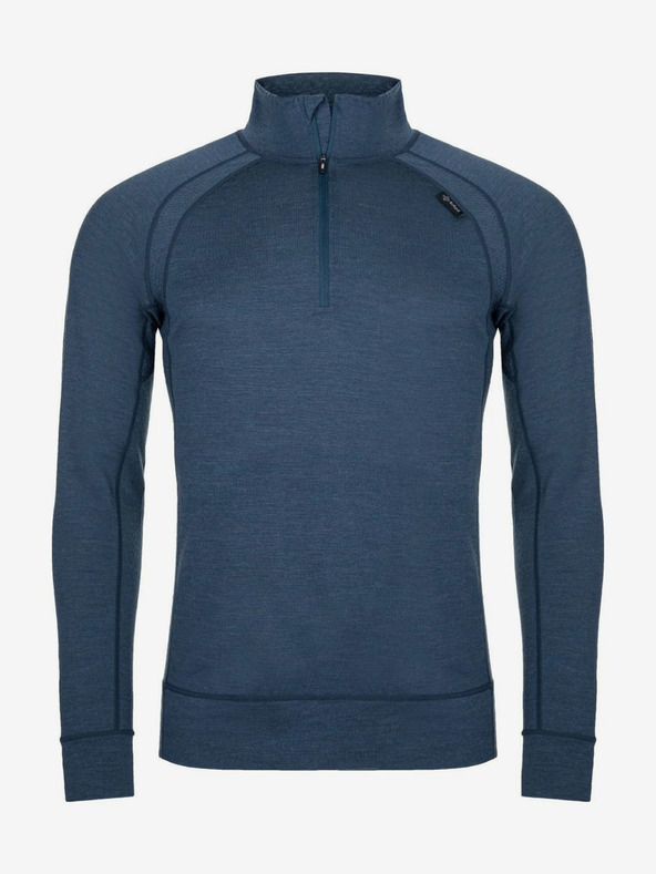 Kilpi Cămașă termică din lână albastru închis pentru bărbați Kilpi JAGER