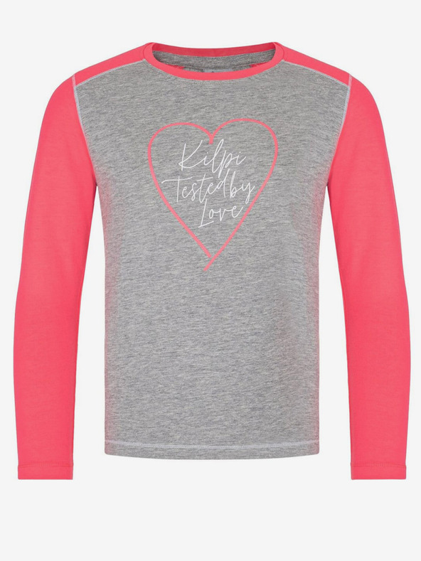 Kilpi Tricou cu mânecă lungă pentru fete, gri deschis Kilpi SONIER