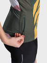 Kilpi Tricou sport cu fermoar verde și roz pentru femei Kilpi RITAEL