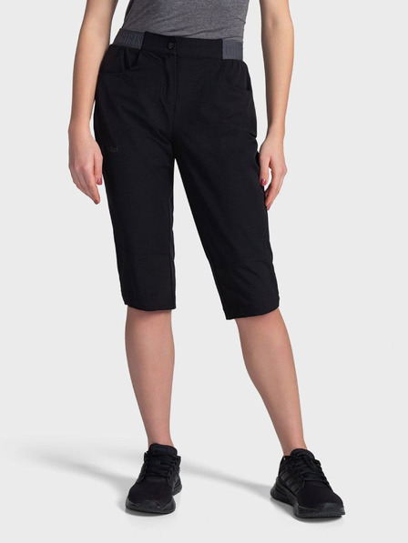 Kilpi Pantaloni sport trei sferturi de culoare neagră pentru femei Kilpi MEEDIN