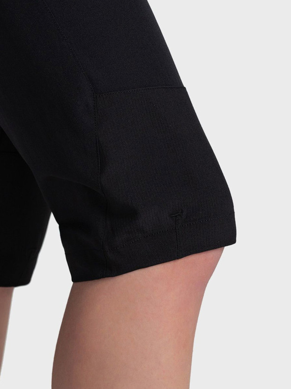Kilpi Pantaloni sport trei sferturi de culoare neagră pentru femei Kilpi MEEDIN