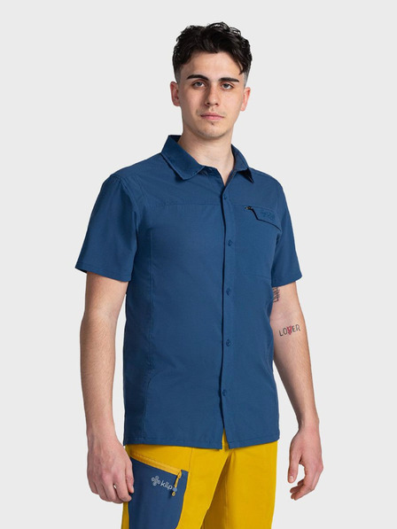 Kilpi Tricou sport albastru închis cu mânecă scurtă pentru bărbați Kilpi BOMBAY