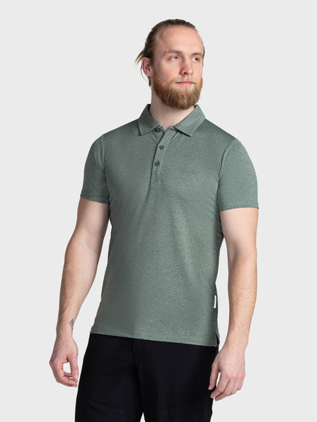 Kilpi Tricou polo verde pentru bărbați Kilpi OLIVA