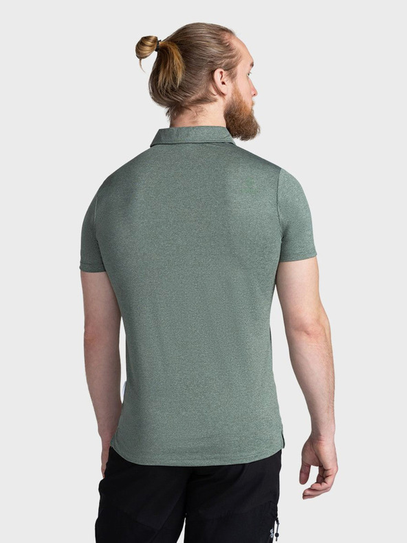 Kilpi Tricou polo verde pentru bărbați Kilpi OLIVA